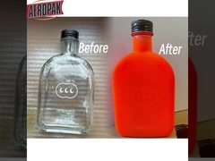 Аэрозольная флуоресцентная розовая резиновая краска Aeropak для временного покрытия автомобилей