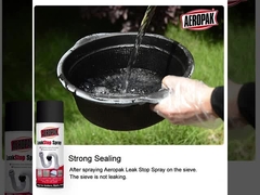 Черный герметик для протечек, аэрозольная краска, герметизирующее покрытие, 400 мл, заполненный