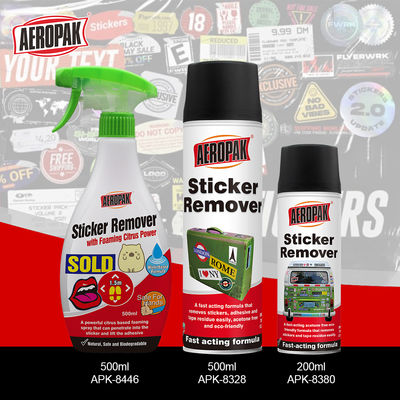 200ml Aerosol Adhesive Remover Spray for Car Stickers Ecofriendly