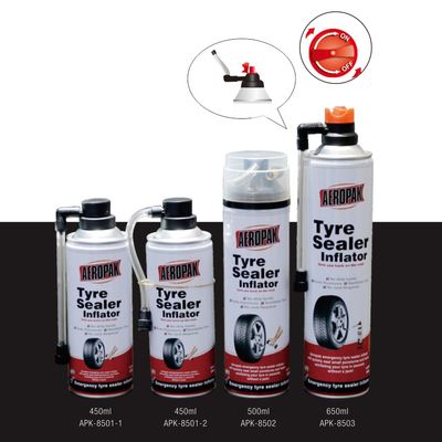 450ml Fast-Acting Tire Sealant Inflator for Emergency Repair