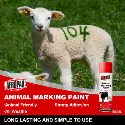 Ecofriendly Fast Drying Weatherproof Animal Marking Spray Paint and Livestock Marker Spray in 500ml