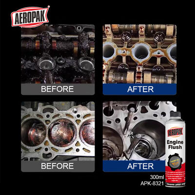 Aeropak 300ml Aerosol Eco-friendly Deeply Flush Car Motorcycles Efficient Cleaner Wash Heavy Duty Engine Internal Cleaning