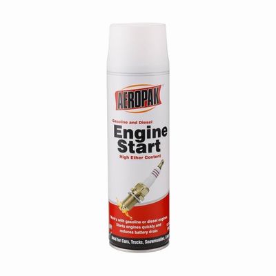 MSDS Certified 500ml Aeropak Engine Starter Spray for Gasoline and Diesel Engines