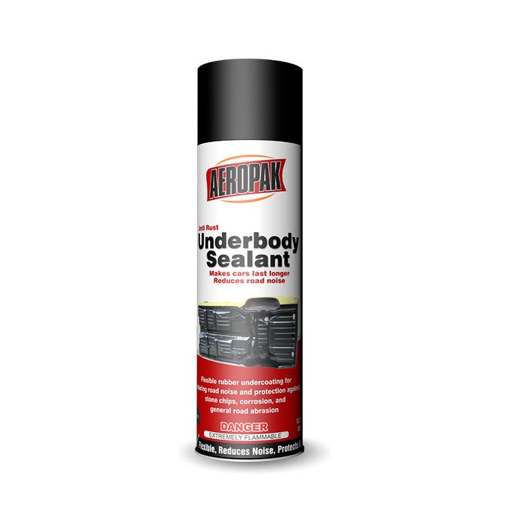 500ml TUV Certified Rubberized Undercoating Spray in Tinplate Can for Quarter Panels Protection
